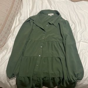 She + Sky Green Dress